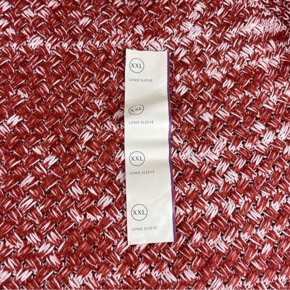 NWT Universal Thread Goods XXL Woman’s Knit Sweater Burnt Orange White Target - Picture 14 of 15